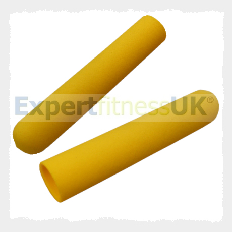 1''ID x 6'' Long Bright Yellow Rubber Grip