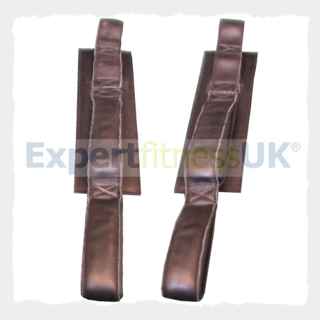 Abdominal Crunch Leather Shoulder Straps (Pair)