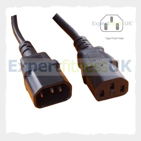 Universal Treadmill Mains Extension Power Lead 13amp UK Spec