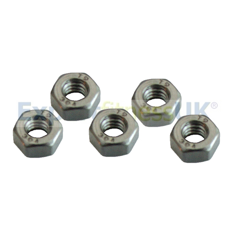 Concept 2 Stainless Steel Plain Nut Kit (Pack 5)