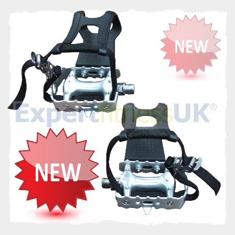 Indoor Bike Alloy Exercise Bike Pedals (Pair)