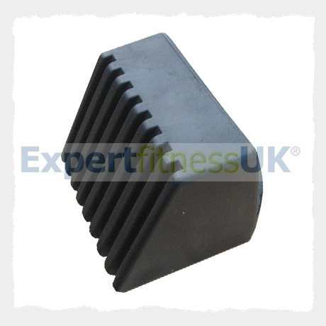 80mm x 40mm Rubber Foot End Cap External