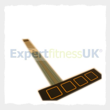 Powerjog Treadmill Console Overlay 4 Button Function Key Membrane