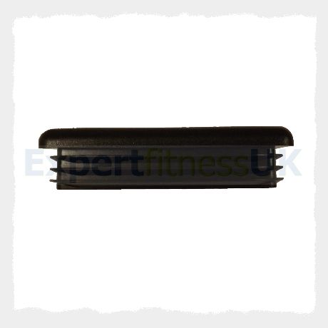 100mm x 50mm Rect Plastic End Cap Internal