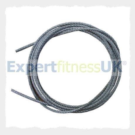 5mm GALVANISED STEEL Gym Cable Wire Rope (per metre)